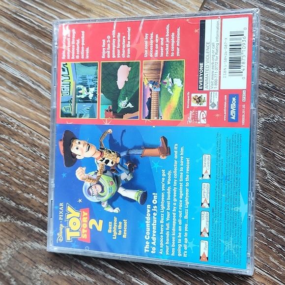 NWT Toy Story 2 Sega Dreamcast Video Game Woody Buzz Lightyear - Picture 3 of 6